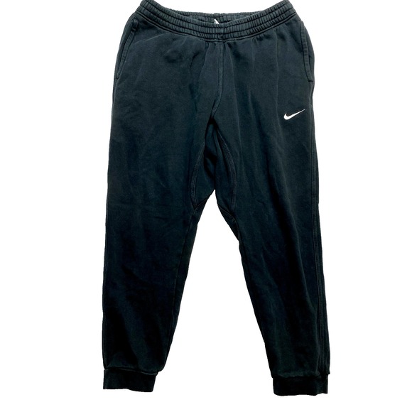 Nike Other - VINTAGE Nike Jogger Mens XL Black Sweatpants Drawstring Gym Work Out